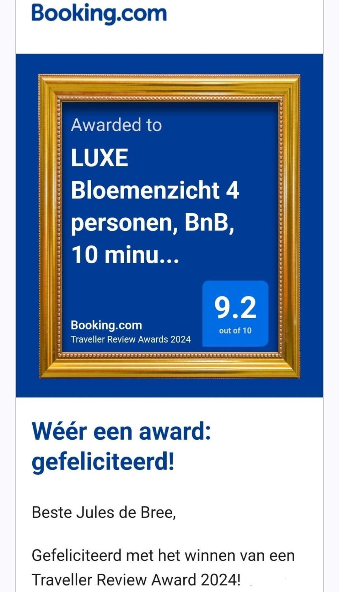 Luxe Bloemenzicht 4 Personen, Bnb, 10 Minuten Van Zee Breezand Eksteriør billede