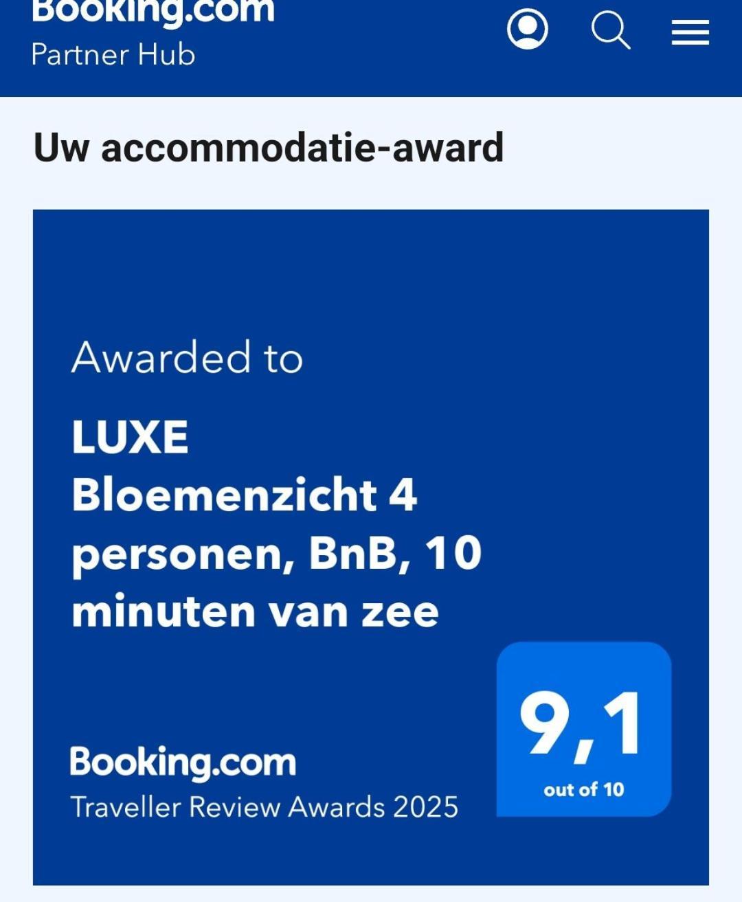 Luxe Bloemenzicht 4 Personen, Bnb, 10 Minuten Van Zee Breezand Eksteriør billede